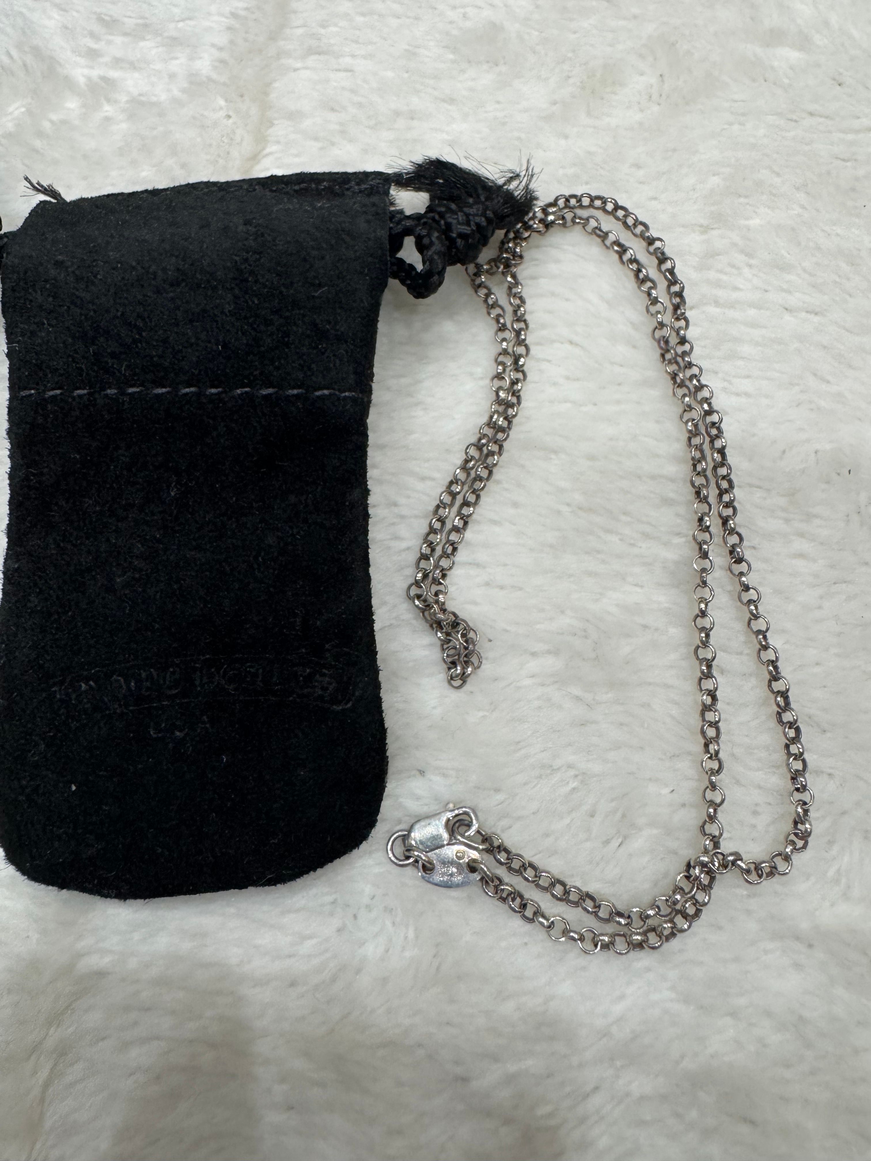 Chrome Hearts Neck Chain Roll 40cm (16 inch) "Silver"