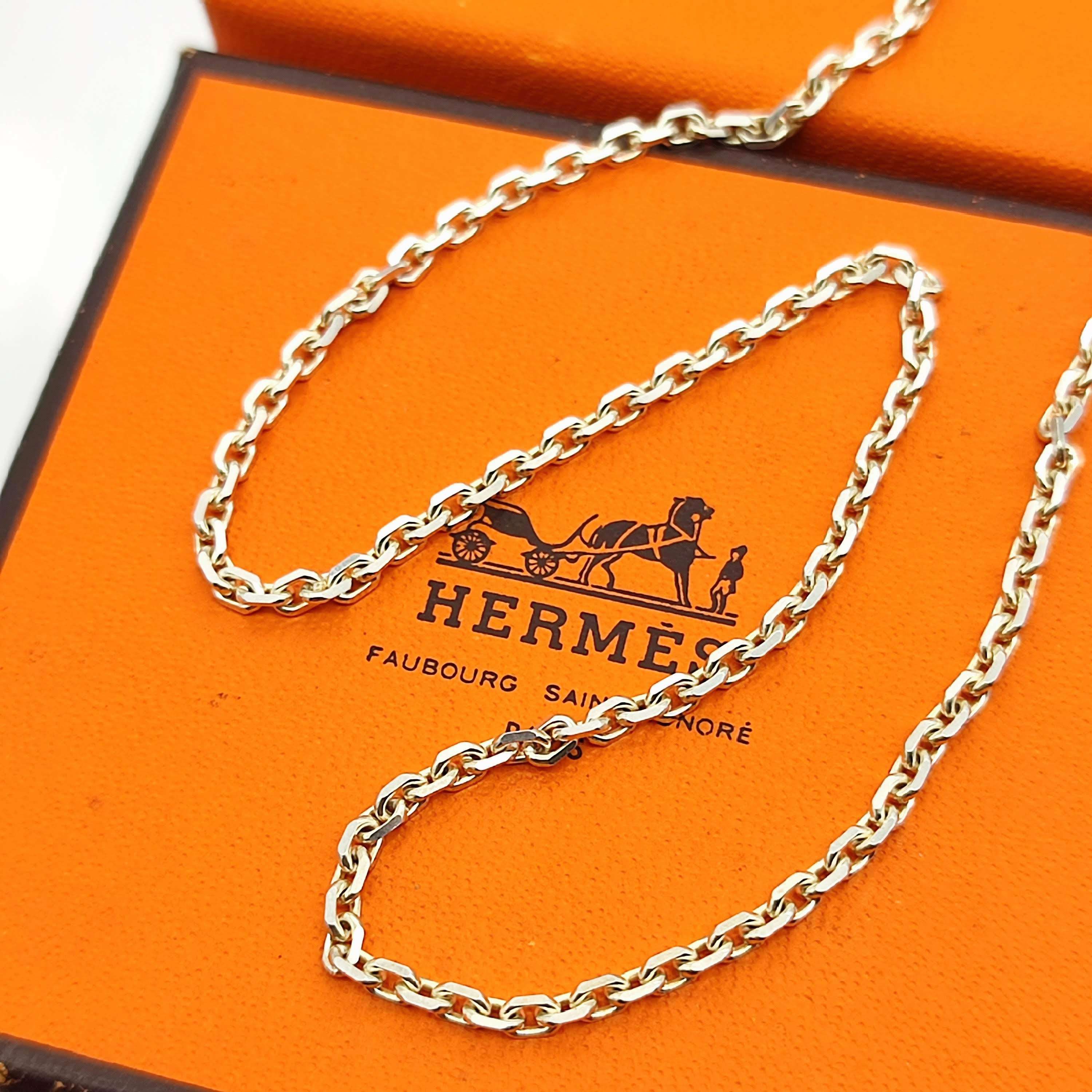 【超美品】エルメス Hermès ネックレスチェーン シルバー925 50cm