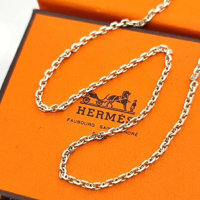 【超美品】エルメス Hermès ネックレスチェーン シルバー925 50cm
