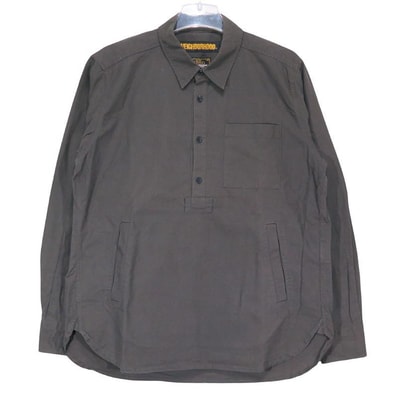 NEIGHBORHOOD ネイバーフッド 18SS PC/C-SHIRT.LS 181SPNH-SHM05 プルオーバー シャツ ロングスリーブ ブラック 長袖 サイズS