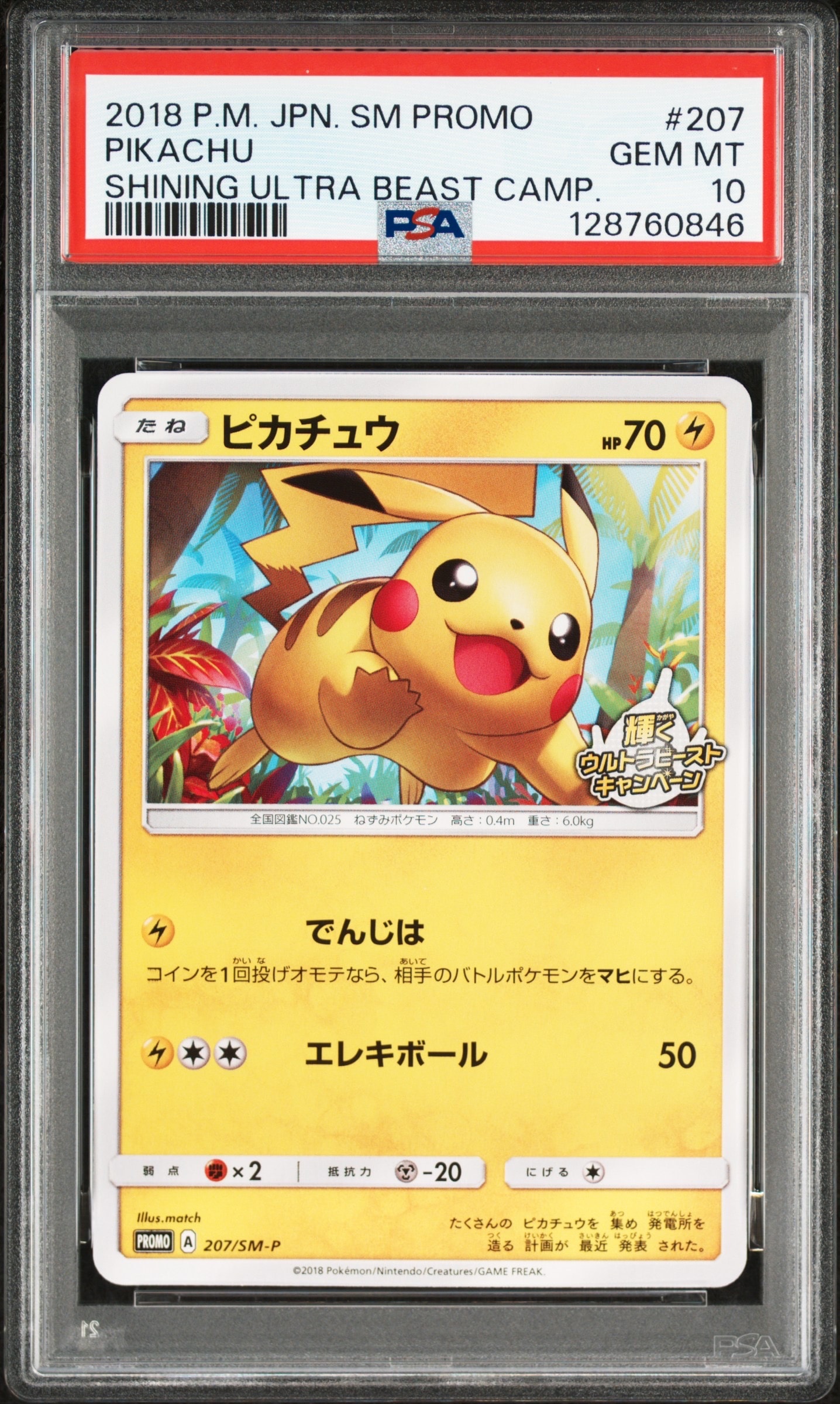 ピカチュウ: プロモ [SM-P 207](プロモーションカード「SM-P」)の新品