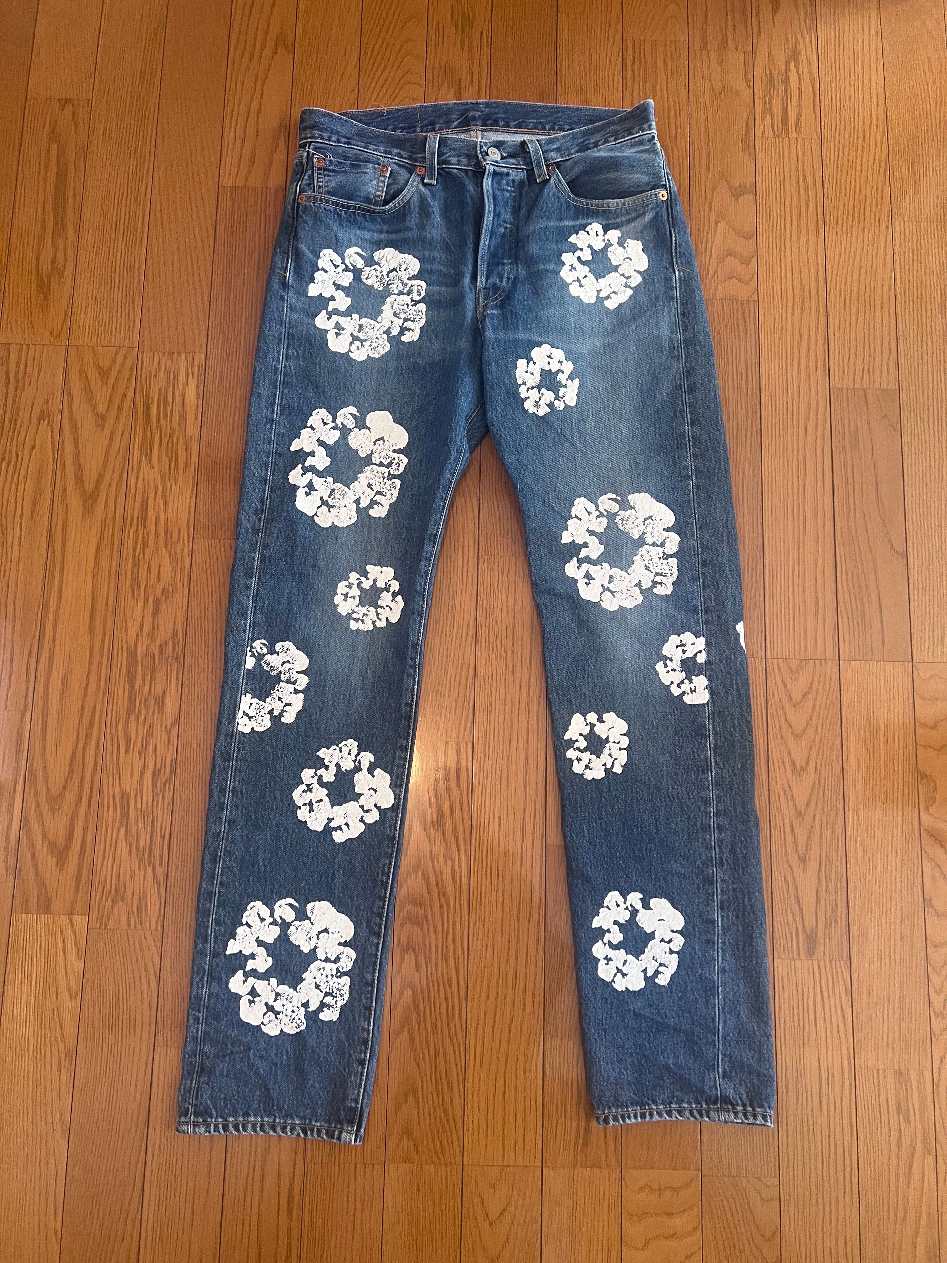 LEVI'S x Denim Tears The Cotton Wreath Jean "Light Wash"