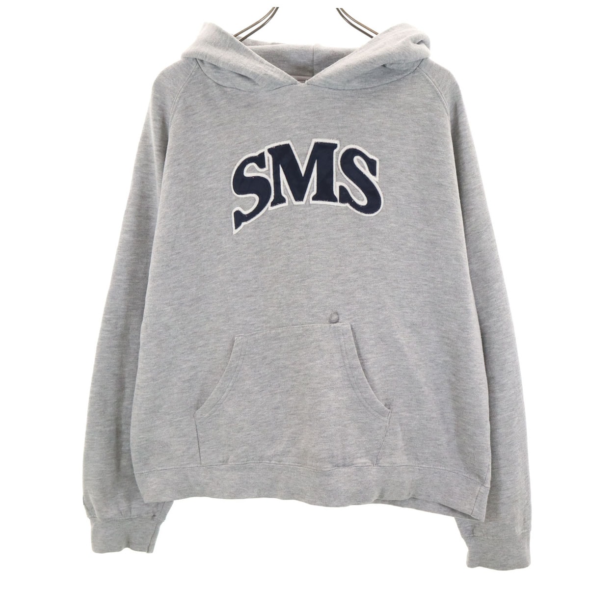 JANSPORTS ジャンスポーツ 90s 00s オールド SMS 長袖 スウェットパーカー XL グレー