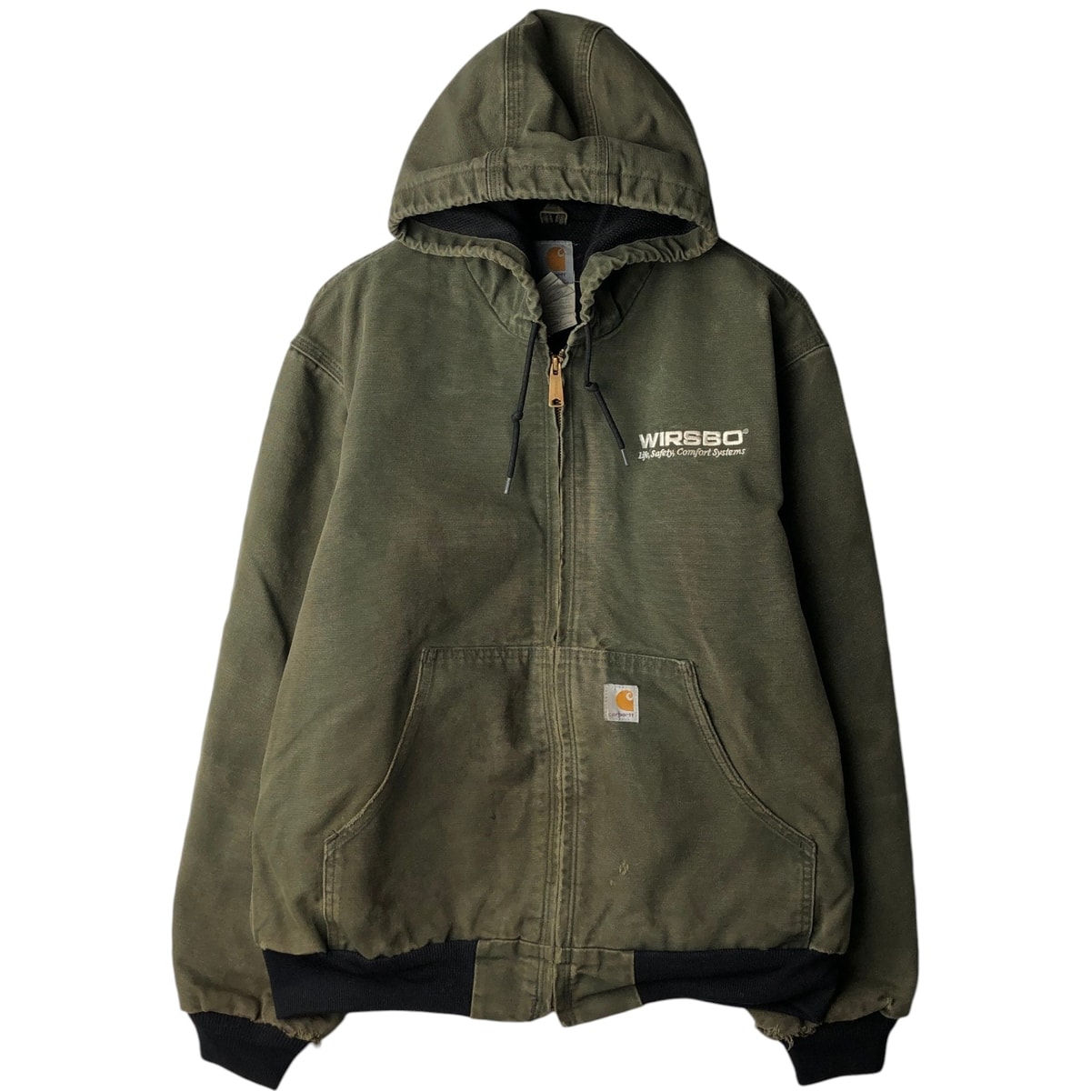 古着 00年代 カーハート Carhartt アクティブジャケット ダックフルジップパーカー メンズL相当/eaa629384
