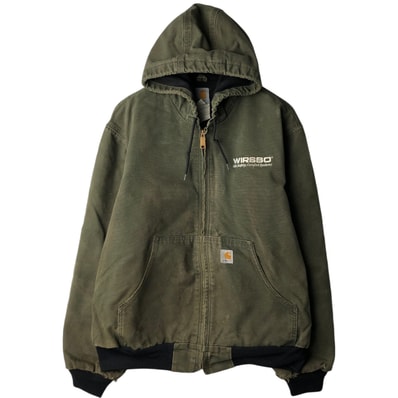 古着 00年代 カーハート Carhartt アクティブジャケット ダックフルジップパーカー メンズL相当/eaa629384