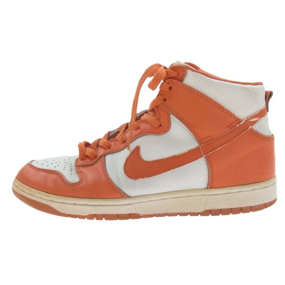 NIKE ナイキ スニーカー 630335-811 90s 98年製 DUNK HIGH LE ダンク ハイ ハイカット スニーカー オレンジ オレンジ系 27【中古】