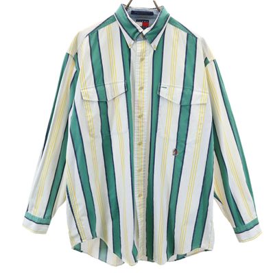 TOMMY HILFIGER 90s 長袖 コットンシャツ