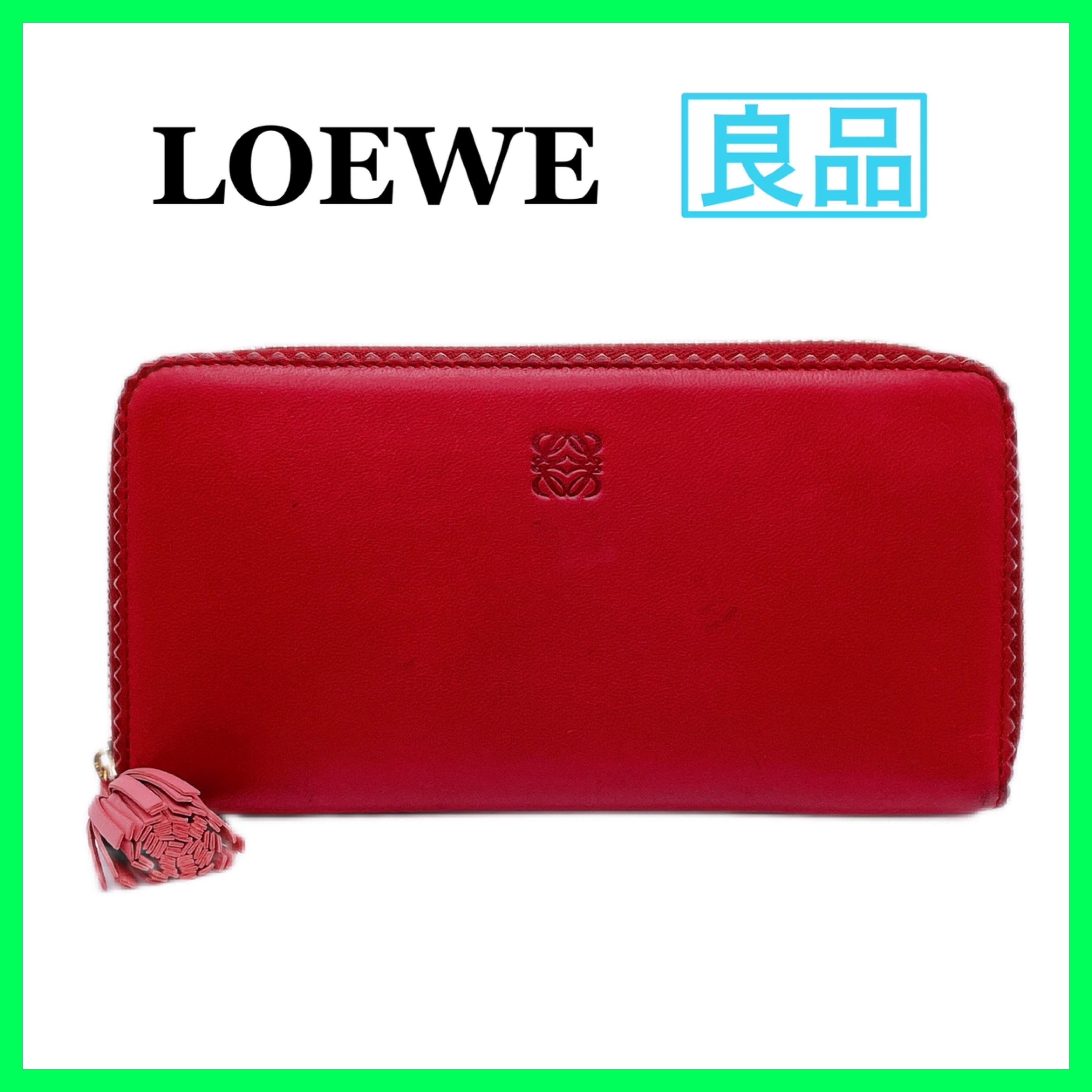 ロエベ レディース 長財布 ピンク ジッピーウォレット ラウンドファスナー