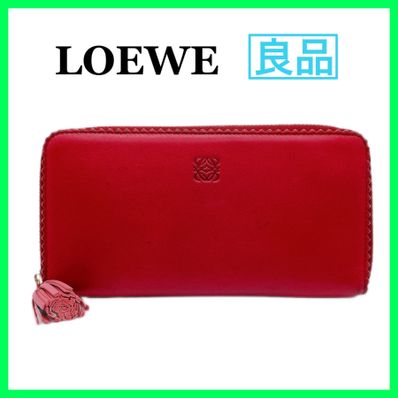 ロエベ レディース 長財布 ピンク ジッピーウォレット ラウンドファスナー