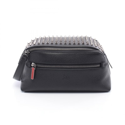 クリスチャンルブタン Christian Louboutin FUNKY セカンドバッグ クラッチバッグ バッグ レザー メンズ ブラック系 1265095B078 【新品】
