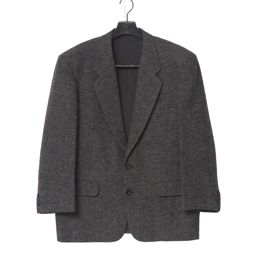 ■美品■COMME des GARCONS HOMME コムデギャルソンオム ヴィンテージ テーラードジャケット サイズM 90’S ブレザー シングルジャケット ヘリンボーン ブランド古着【中古】20260716/RB0159