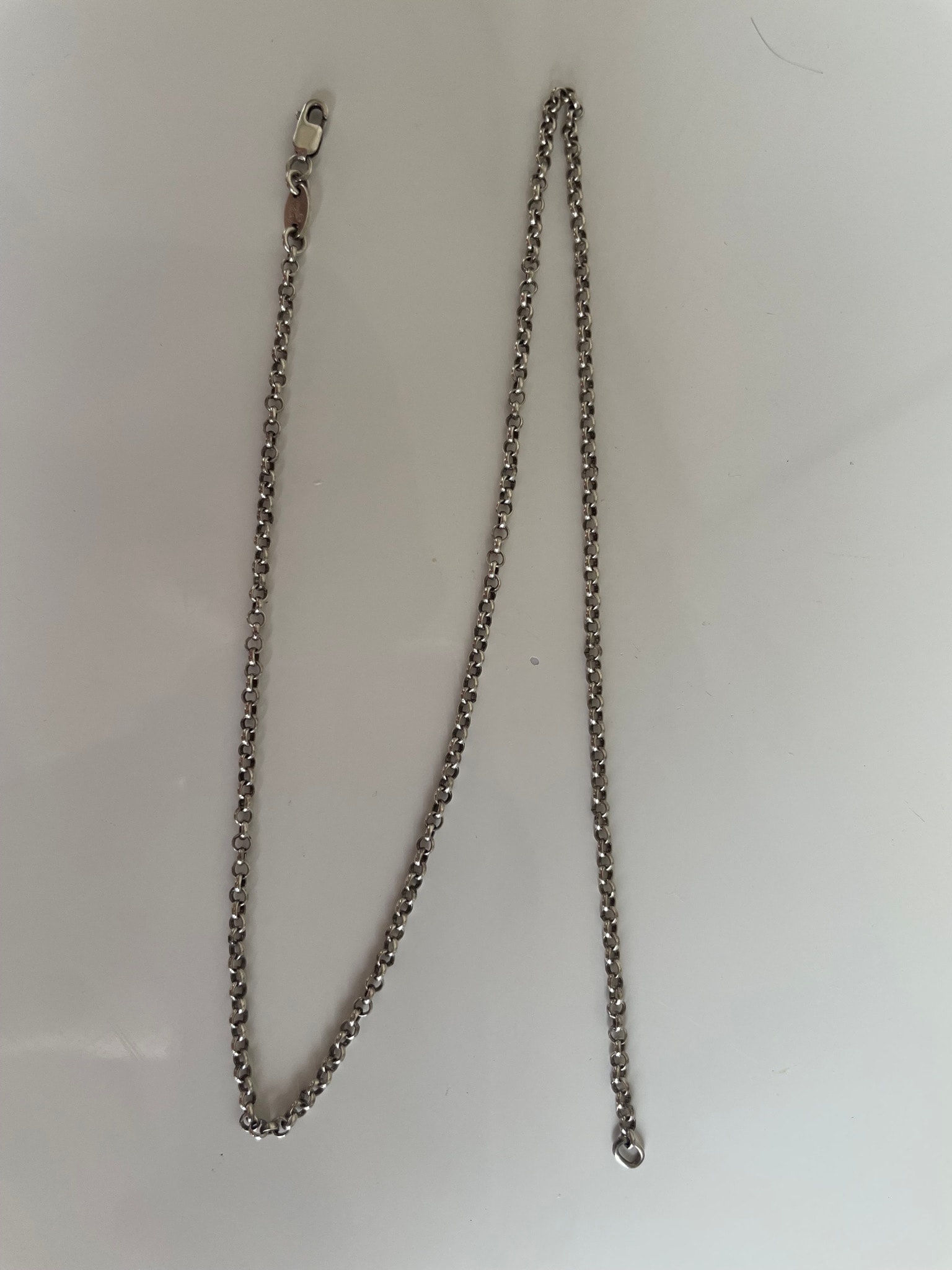Chrome Hearts Roll Chain Necklace "Silver"