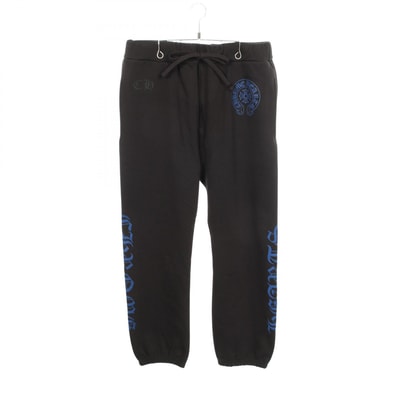 Chrome Hearts Horseshoe Logo Sweatpants "Black/Blue"
