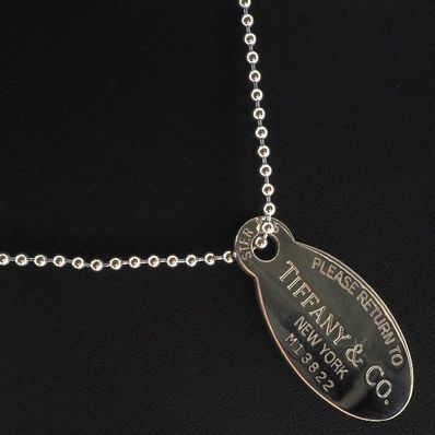 ティファニー リターントゥティファニー オーバルタグ ボールチェーン ユニセック