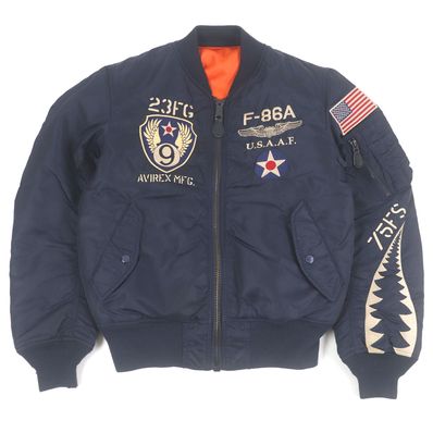 アヴィレックス MA-1 フライトジャケット ネイビー メンズ M