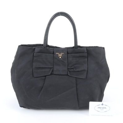■美品 プラダ テスート ナイロンリボン BN1601 ハンドバッグ
