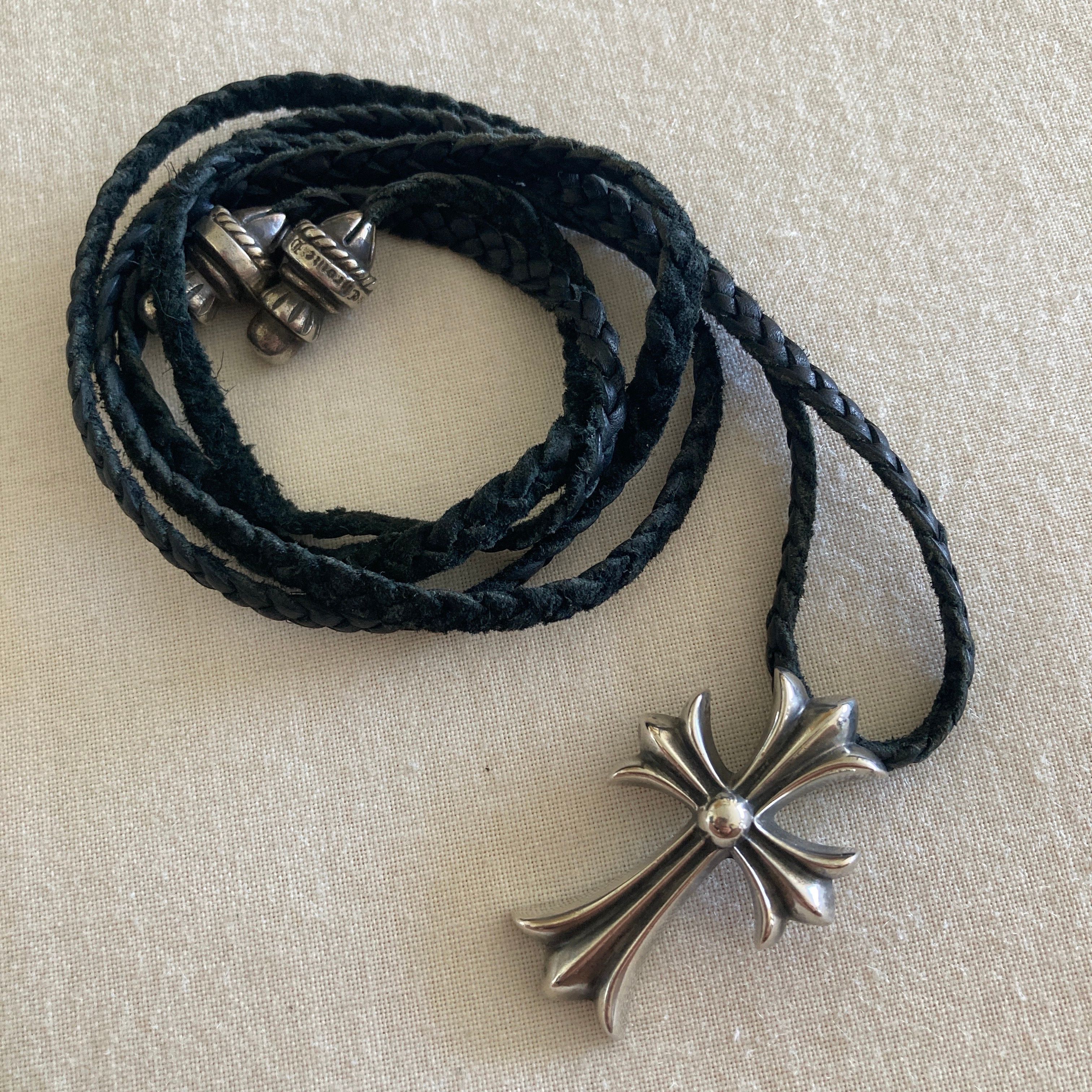 Chrome Hearts Small CH Cross Pendant "Silver"