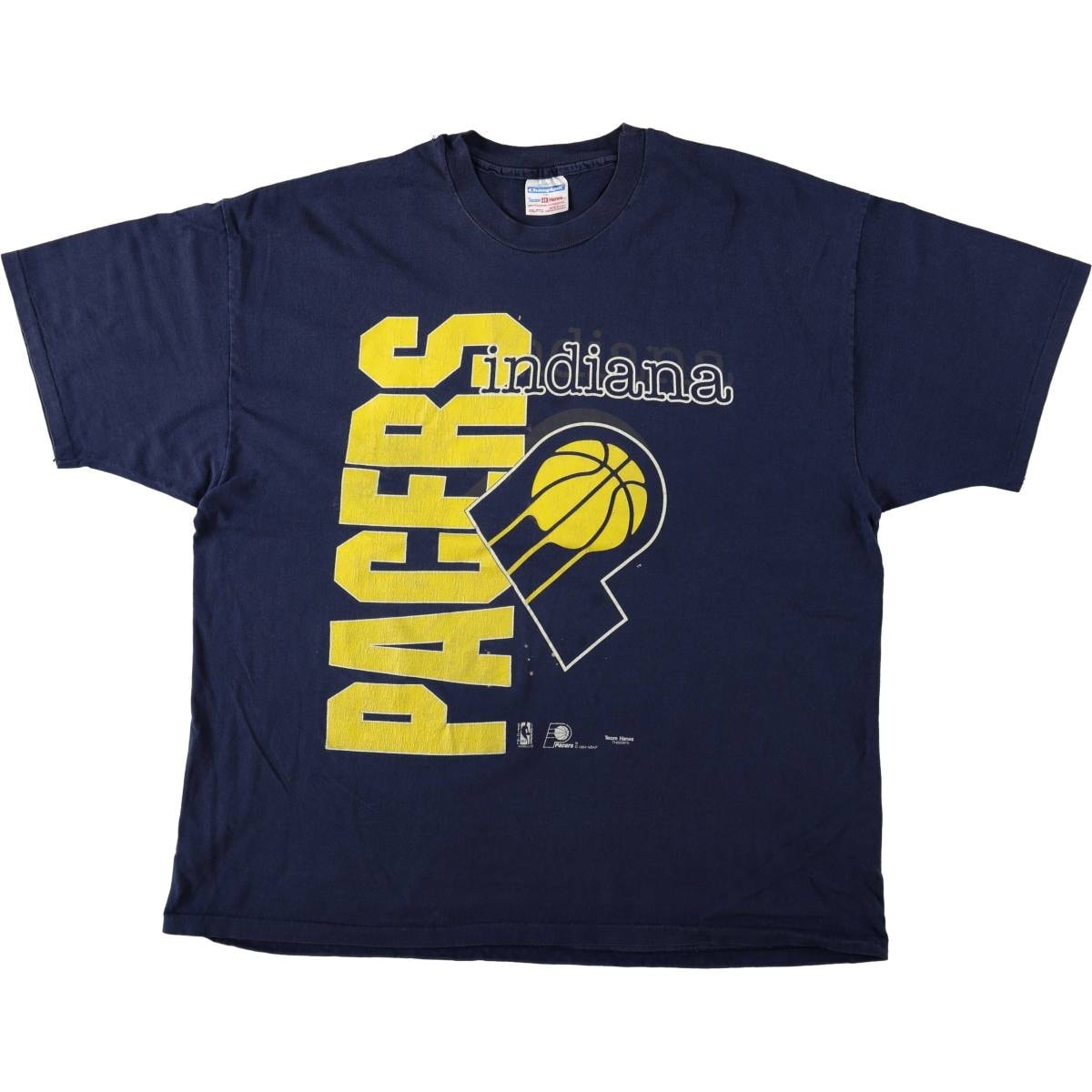 古着 90年代 ヘインズ Hanes ChampKnit NBA INDIANA PACERS インディアナ ペイサーズ スポーツプリントTシャツ USA製 メンズXXL相当 ヴィンテージ/eaa666802