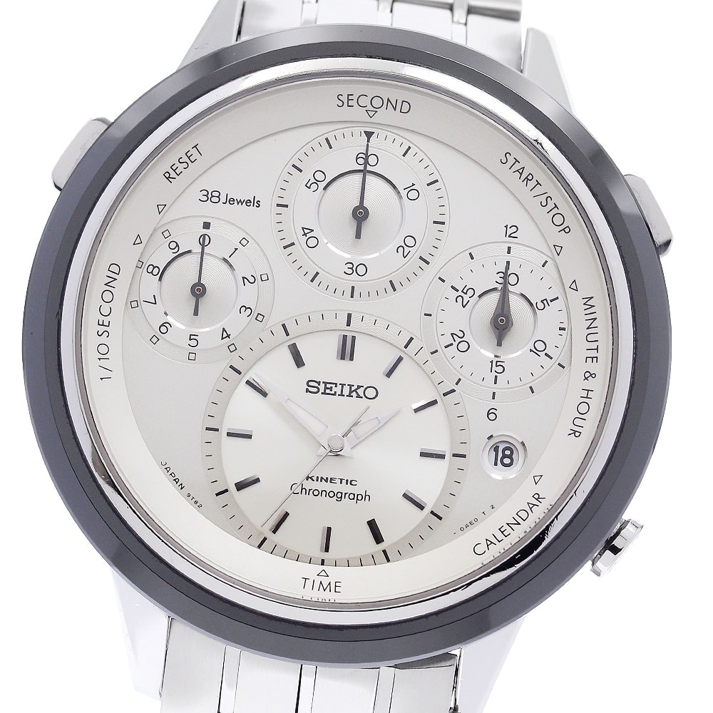 セイコー キネティック クラウン メンズ 【中古】
