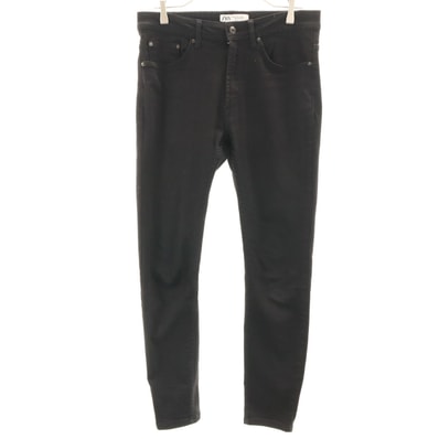 ZARA ザラ スリムパンツ W31 ブラック