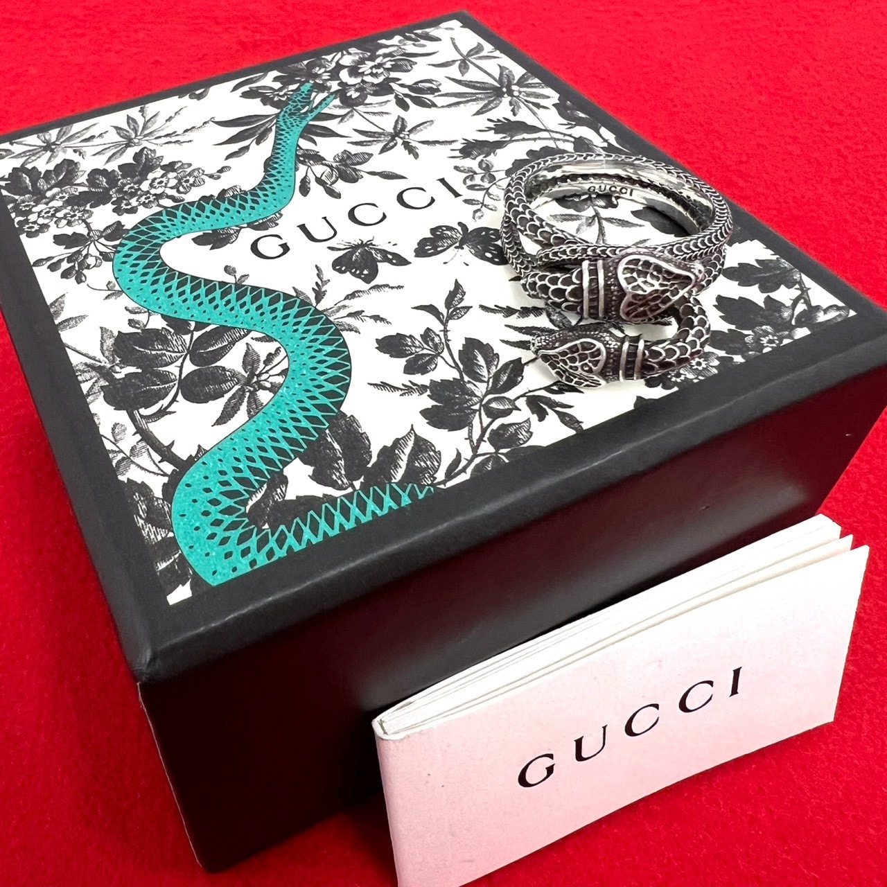 GUCCI グッチ ガーデンスネーク リング シルバー925 リング・指輪 19号 シルバー
 17577
