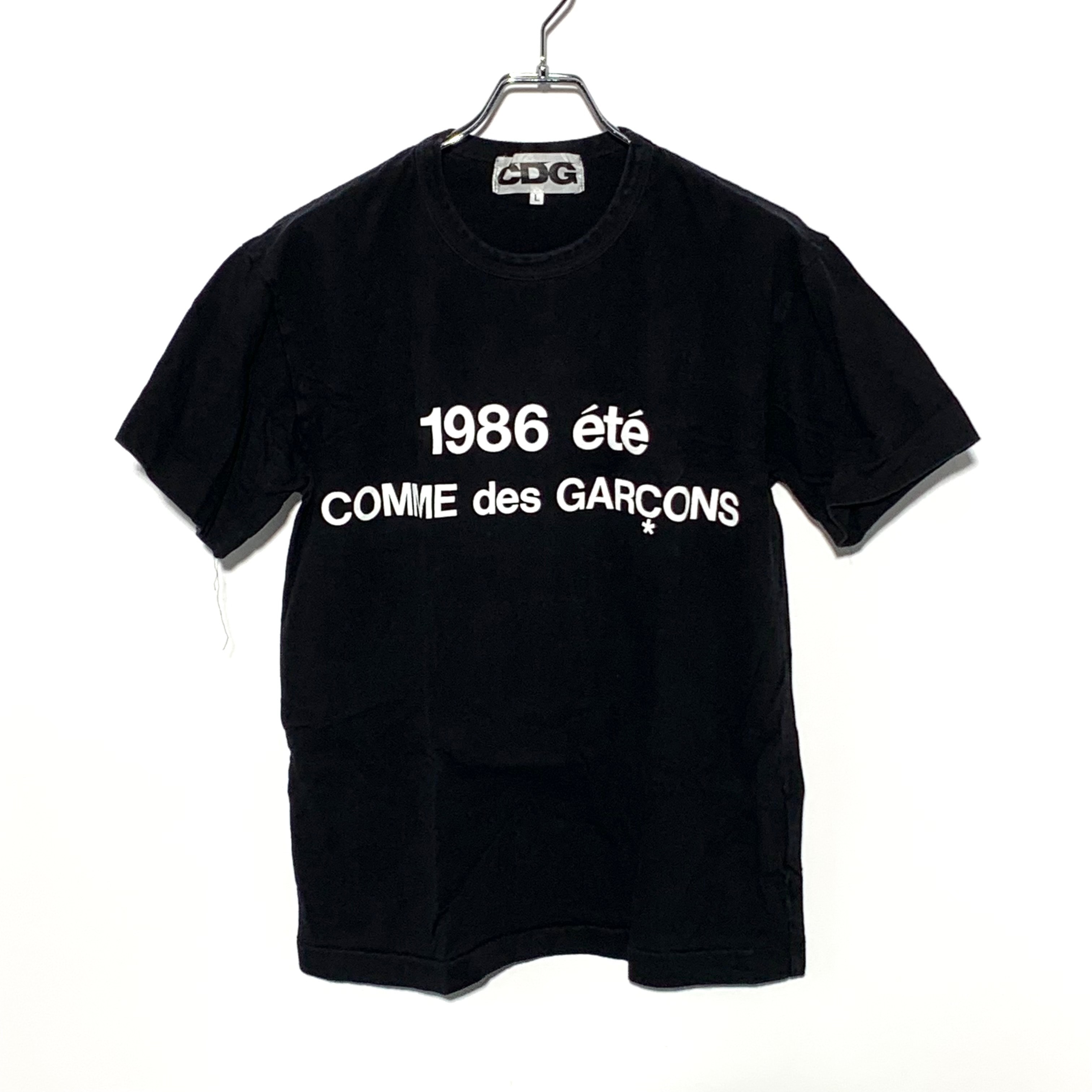 Comme des Garçons 1986 COMME des GARCONS T-SHIRT "Black" SZ-T028-051