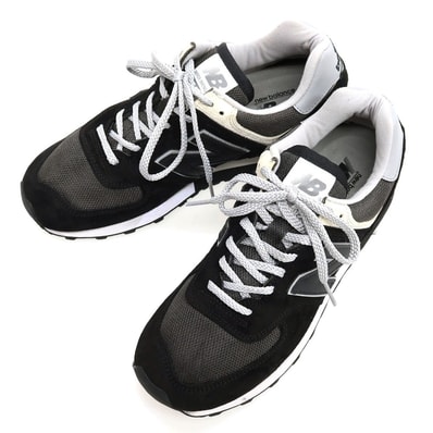 【中古】ニューバランス NEW BALANCE OU576PBK MADE IN ENGLAND すえ スニーカー ブラック【サイズUK8 1/2】【メンズ】