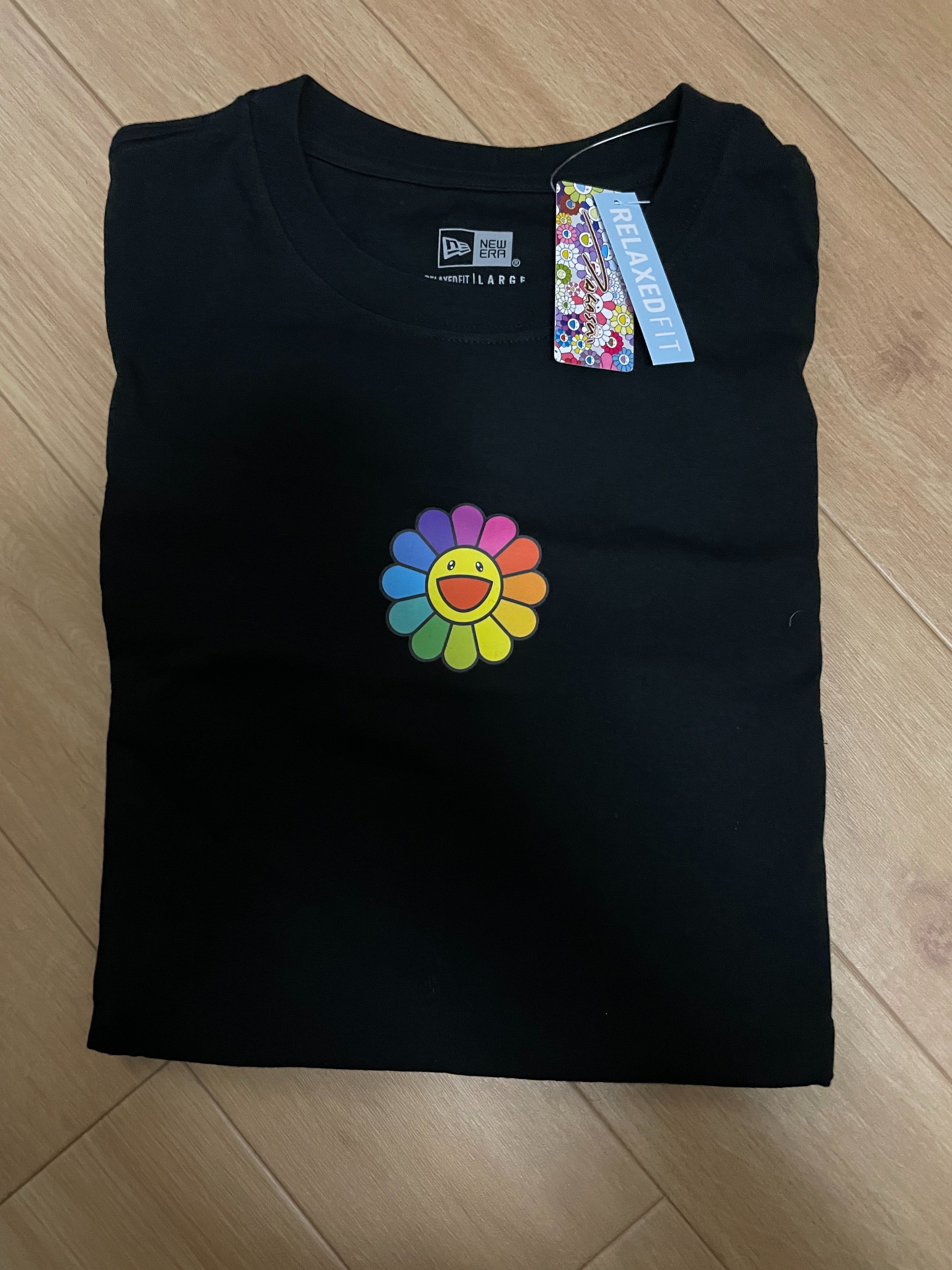 NEW ERA TAKASHI MURAKAMI L/S RELAXED FIT COTTON TEE "Black"