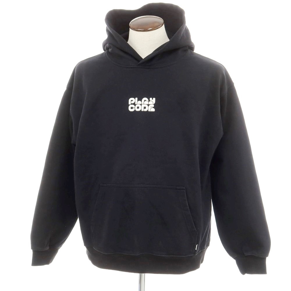 【中古】サプライヤー SUPPLIER プルオーバー スウェット パーカー ブラック【サイズL】【メンズ】