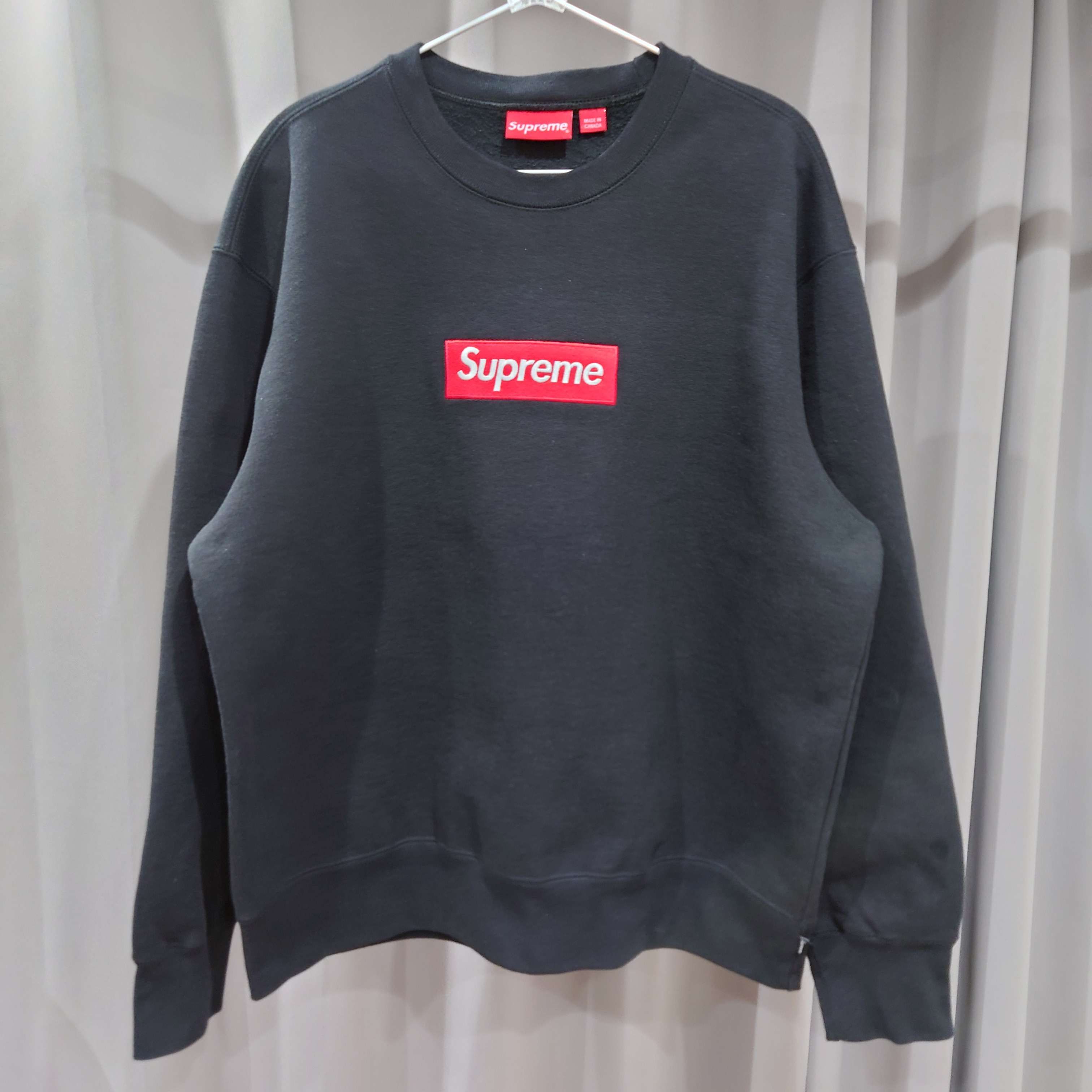 Supreme Box Logo Crewneck "Black" (22FW)