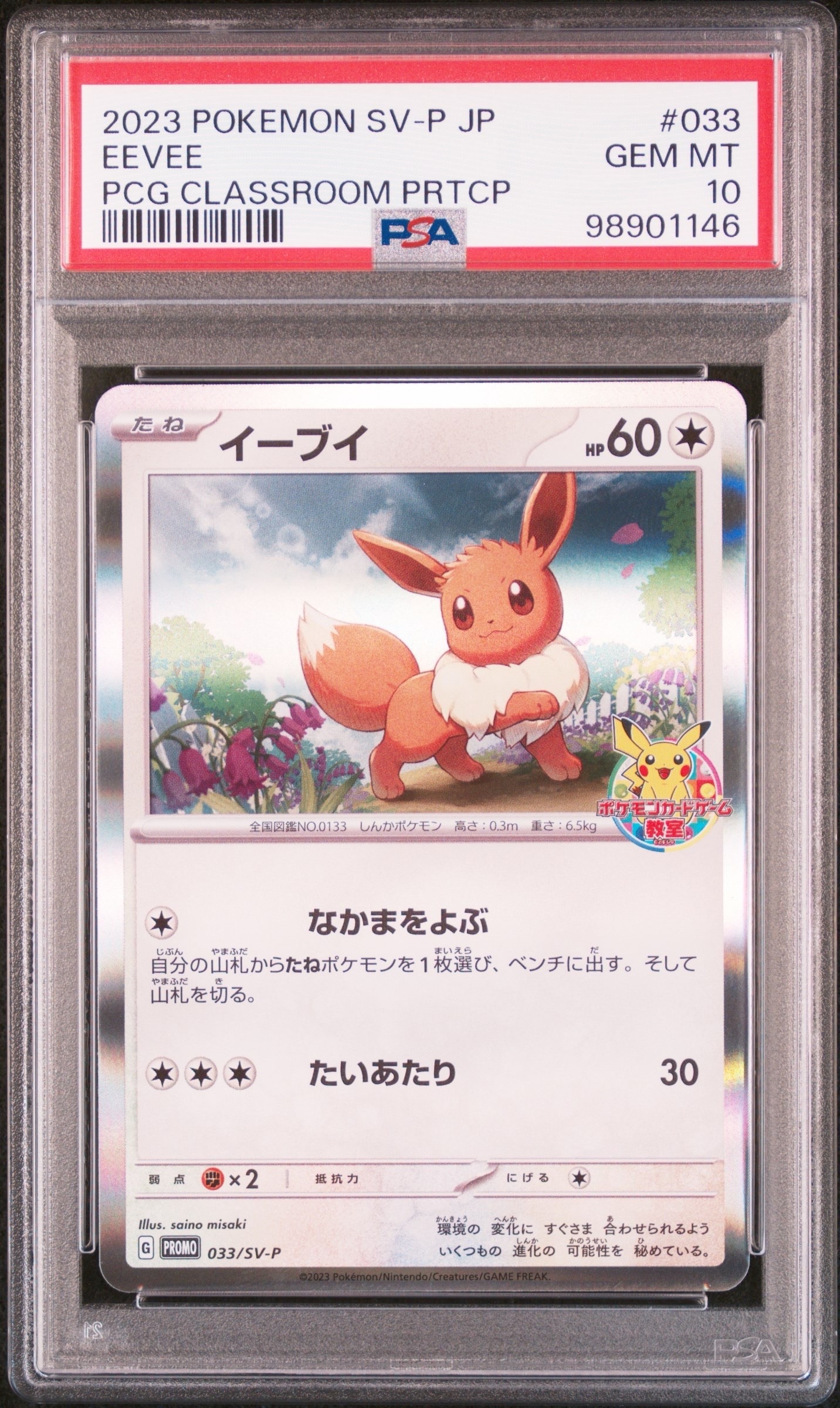 イーブイ: プロモ [SV-P 033](「 ポケモンカードゲーム教室」プロモーションカード「SV-P」)