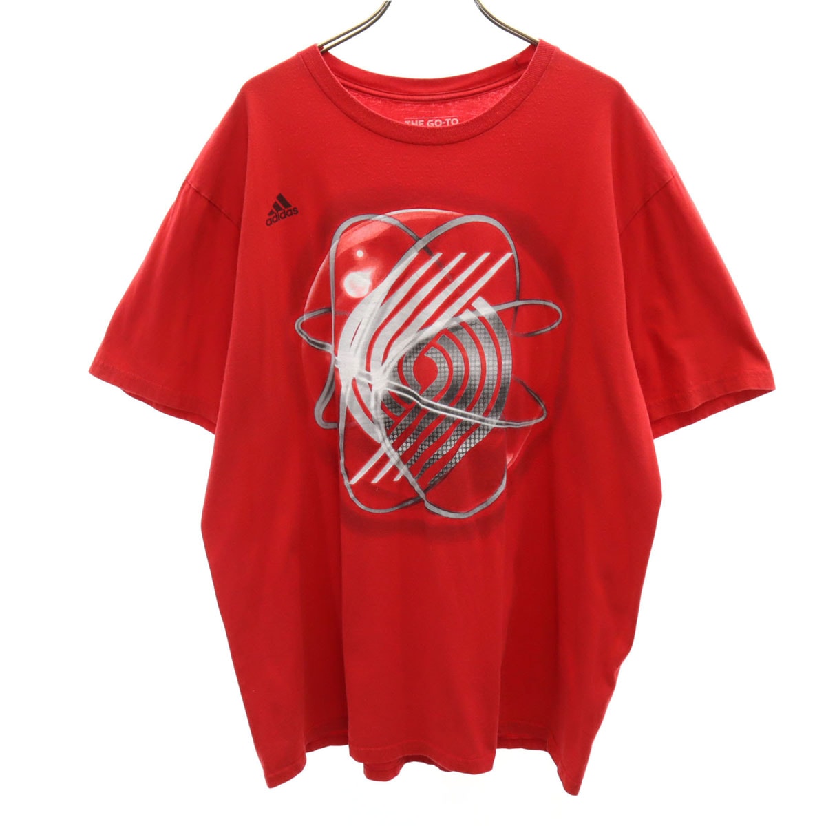 adidas アディダス 半袖 Tシャツ XL 赤 THE GO-TO TEE