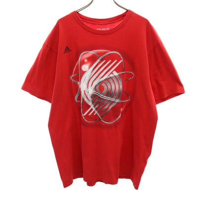 adidas アディダス 半袖 Tシャツ XL 赤 THE GO-TO TEE