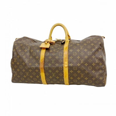 【6dd4733】ルイヴィトン ボストンバッグ モノグラム キーポル55 M41424 ブラウン【中古】メンズ レディース ユニセックス