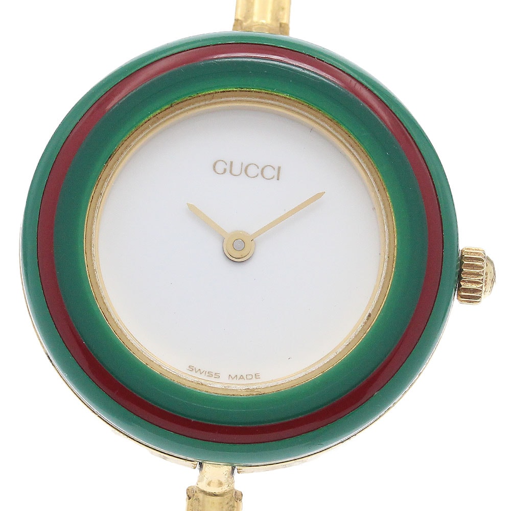 ★内箱付き グッチ チェンジベゼル  11/12.2 レディース 【中古】