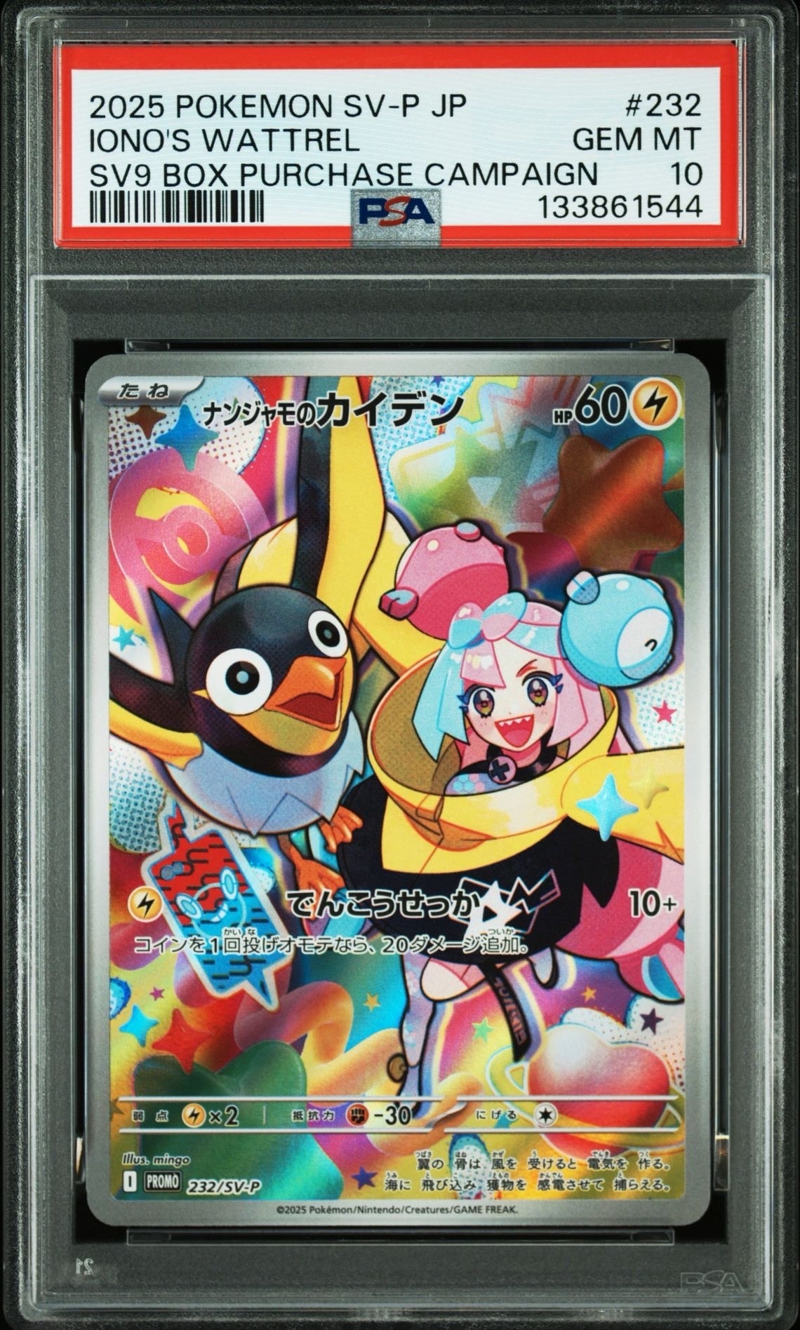 ナンジャモのカイデン P [SV-P 232](プロモーションカード「拡張パック バトルパートナーズ Box購入キャンペーン」)