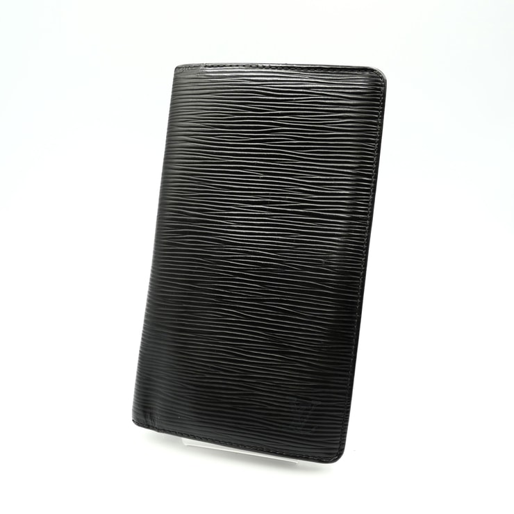 LOUIS VUITTON(ルイ・ヴィトン)ポルト カルト クレディ ヴィンテージ 長財布 札入れ エピ ノワール ブラック レザー M63212 メンズ【中古】