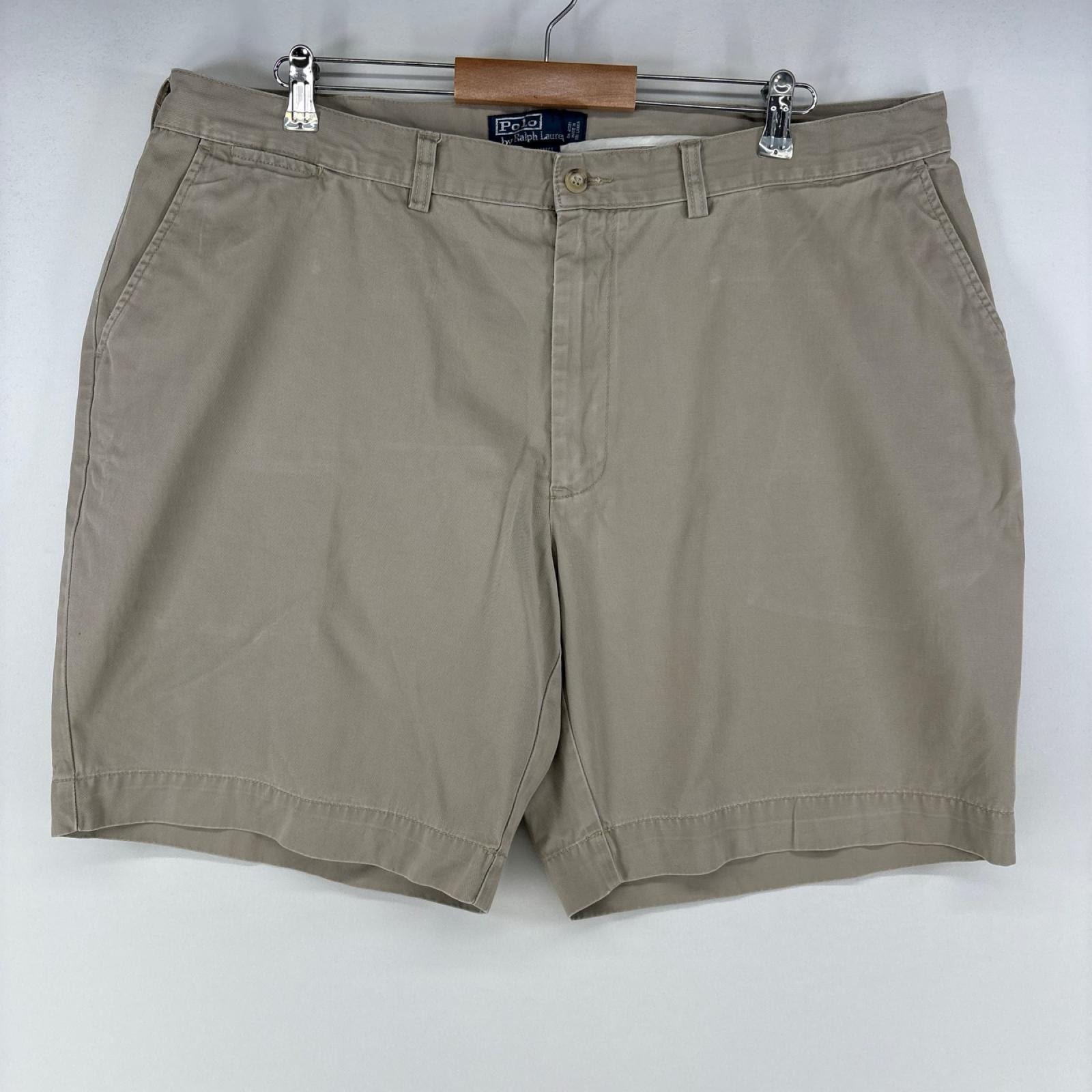 古着 ポロバイラルフローレン Polo by Ralph Lauren ショートパンツ チノパン ワンポイントロゴ ポロチノ w42  ベージュ メンズ