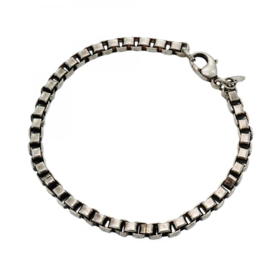 【6jcb0953-k】ティファニー ブレスレット ベネチアン シルバー925【中古】レディース