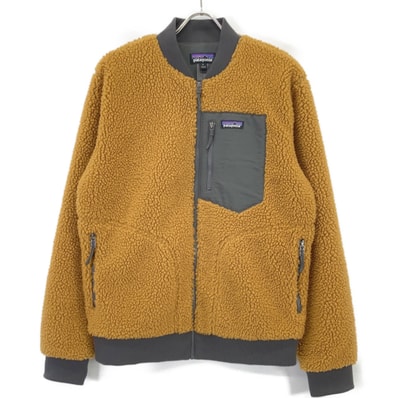 パタゴニア 22830 イエロー Retro-X Bomber Jacket フリースジャケット M