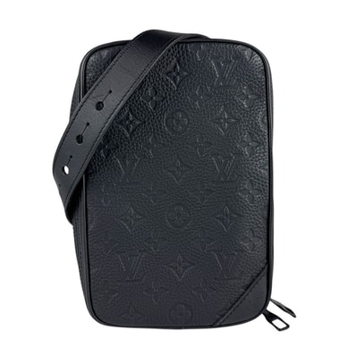 ルイ ヴィトン LOUIS VUITTON ボディバッグ ベルトバッグ ユティリティ サイドバッグ レザー/M53298 ブラック メンズ【中古】 z7307