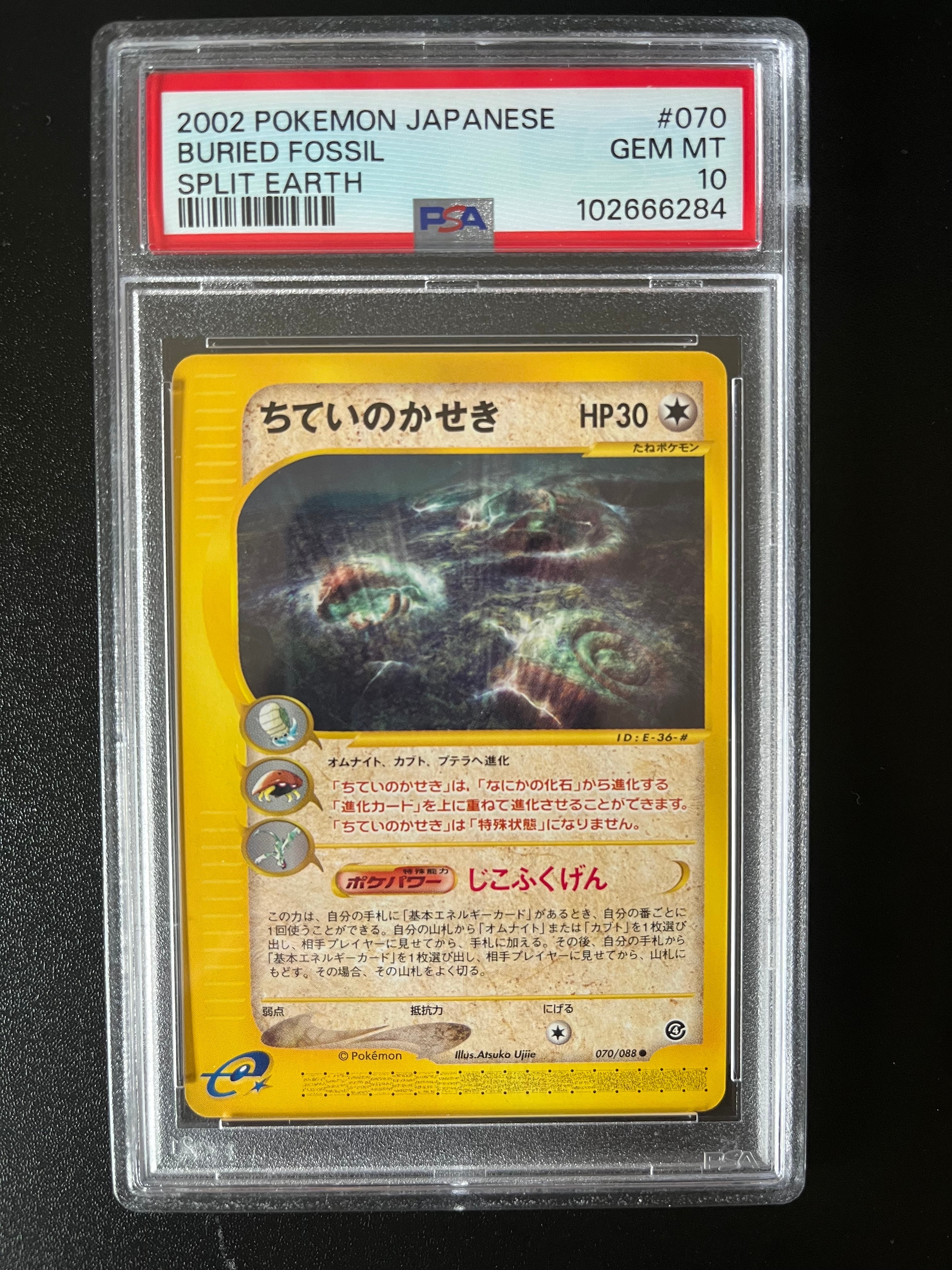 ちていのかせき ● [e4 070/088](拡張パック第4弾「裂けた大地」)