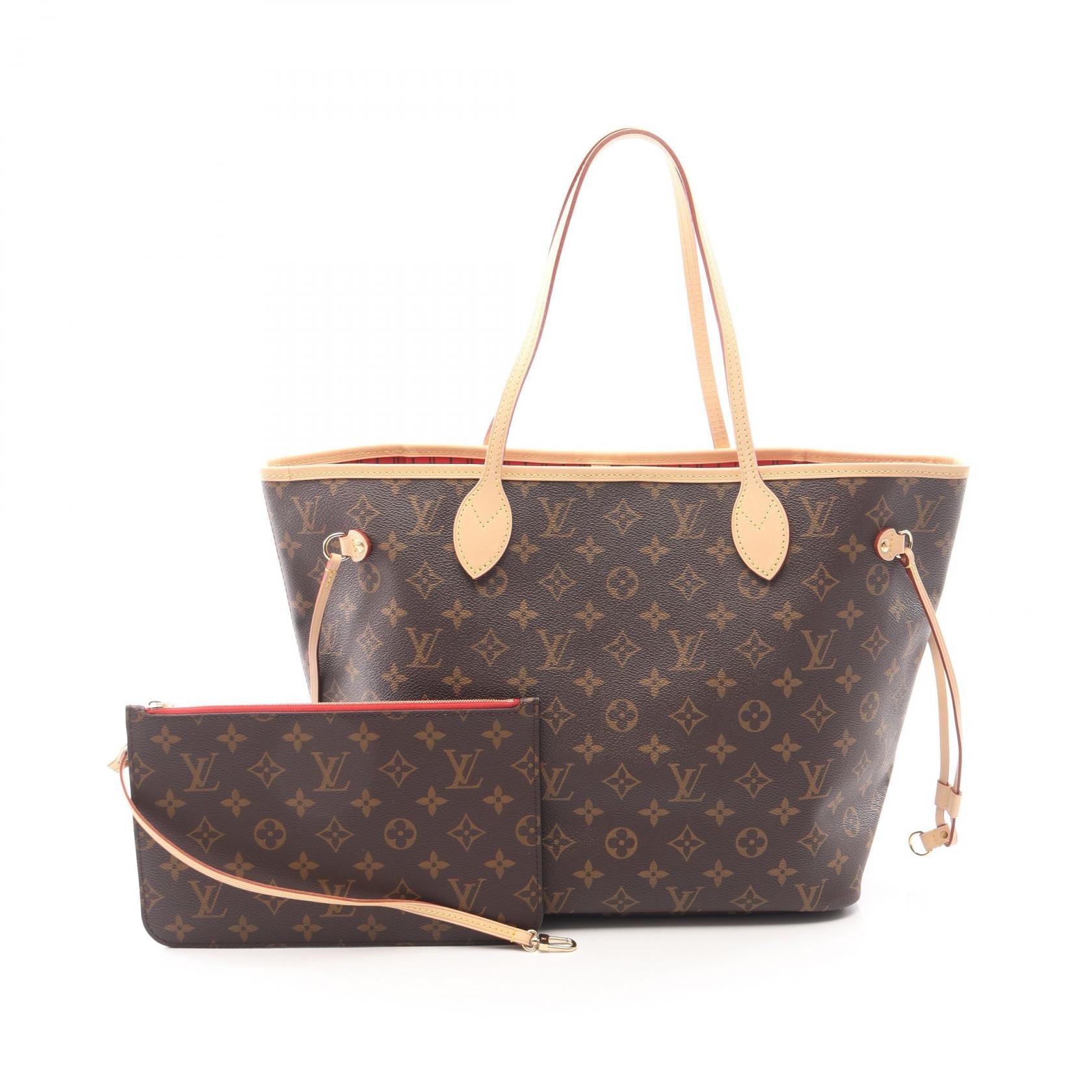 ルイ・ヴィトン LOUIS VUITTON ネヴァーフルMM スリーズ トートバッグ バッグ PVCコーティングキャンバス レザー スリーズ レディース ブラウン系 M46987 【中古】