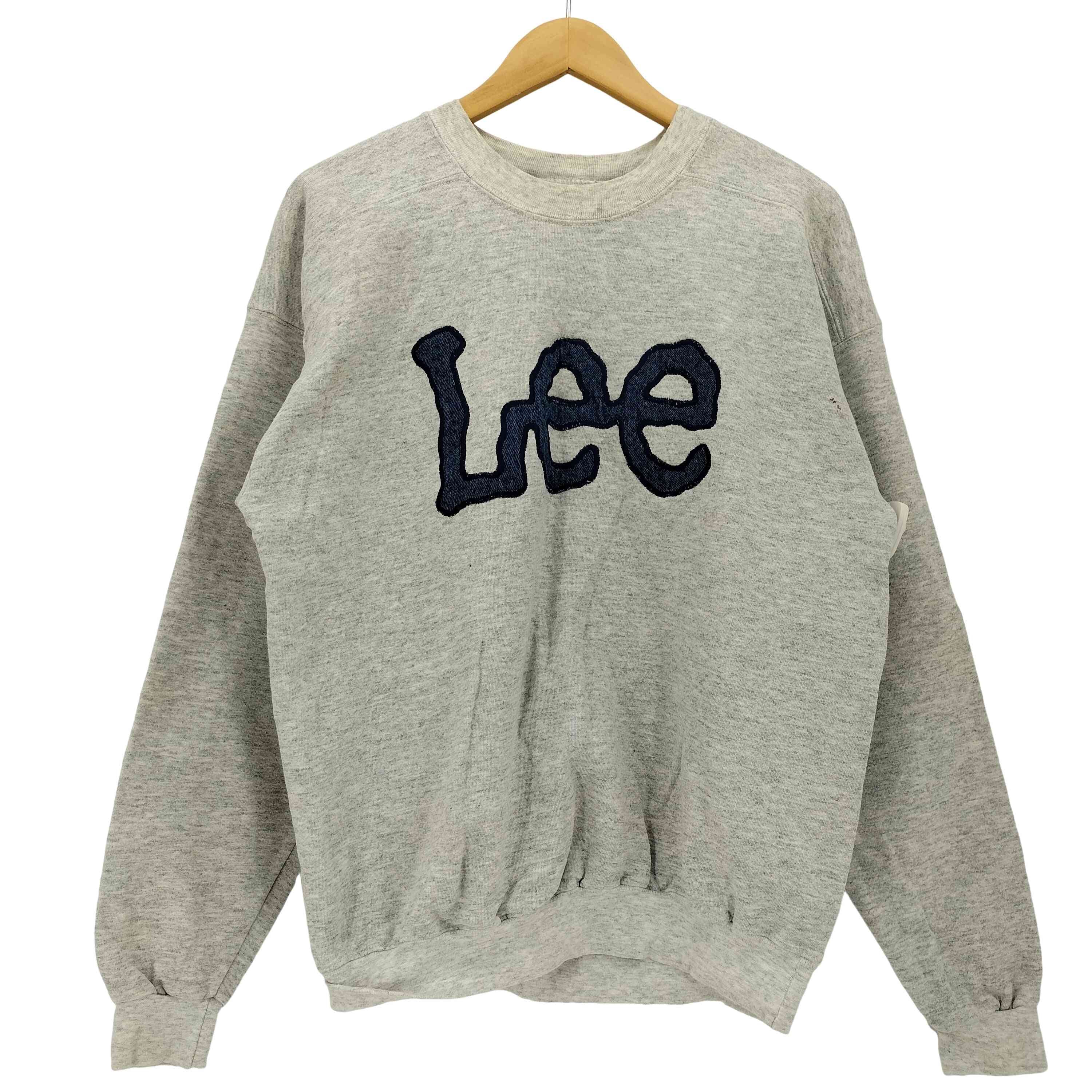 90S USA製 ロゴ 刺繍 クルーネック スウェット【1142534964393】