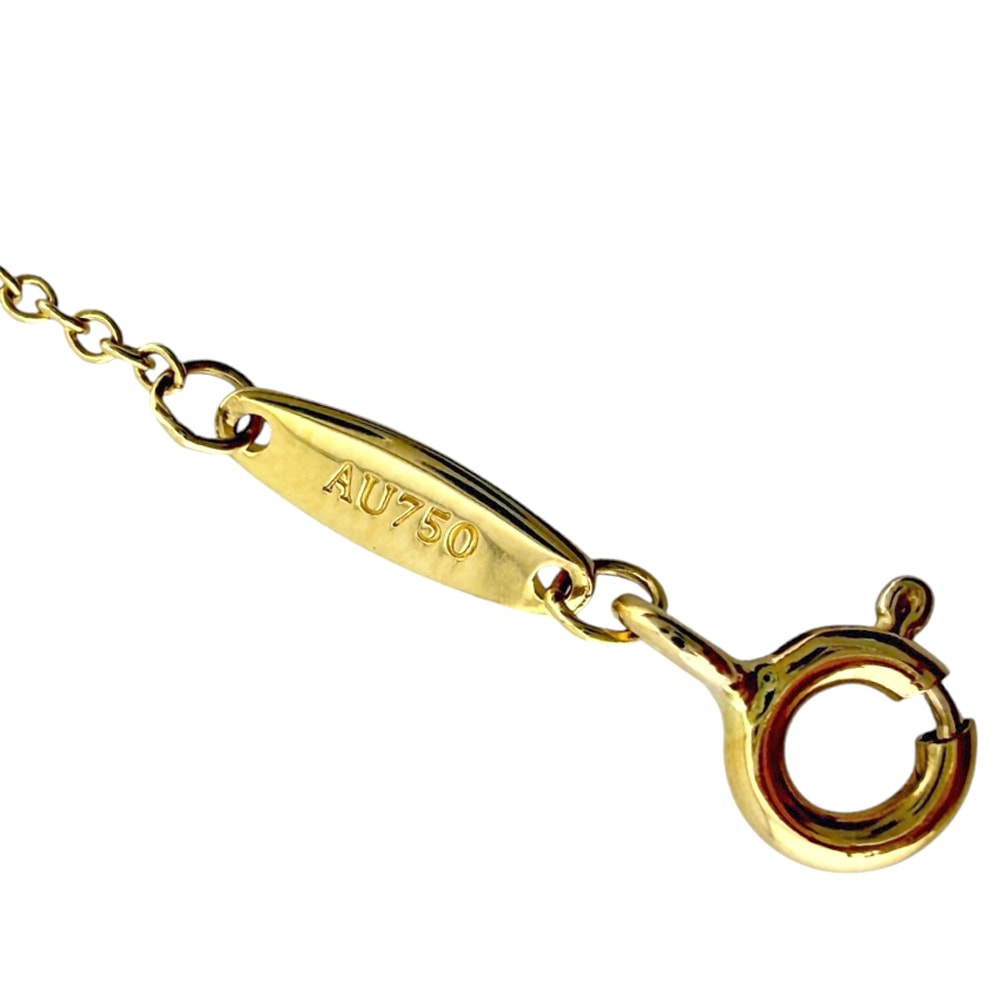A (未使用に近い)】ティファニー バイザヤード 約0.08ct ネックレス 18