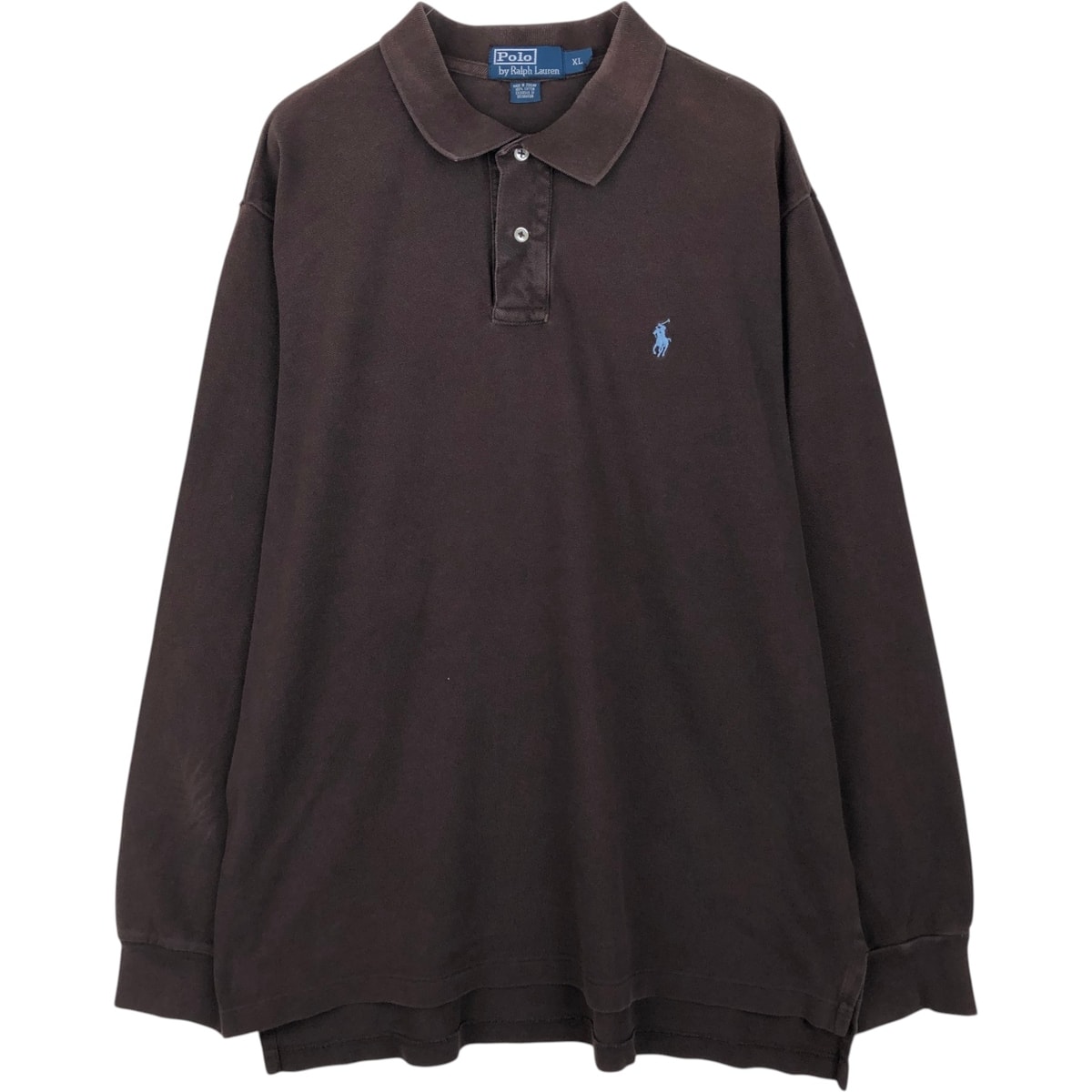 古着 ラルフローレン Ralph Lauren POLO by Ralph Lauren 長袖 ポロシャツ メンズXL相当/eaa643238