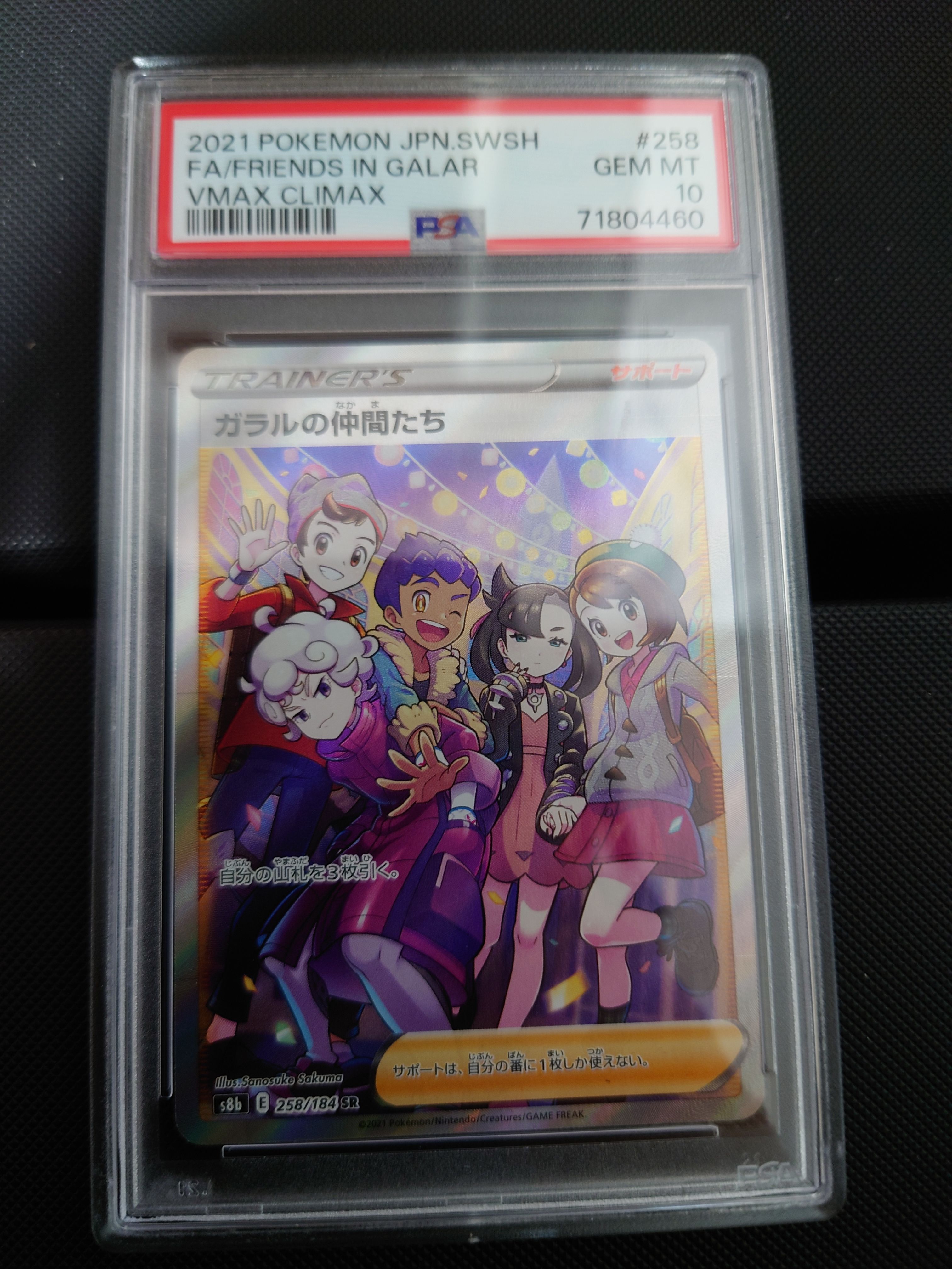 ガラルの仲間たち SR[S8b 258/184](ハイクラスパック「VMAXクライマックス」)