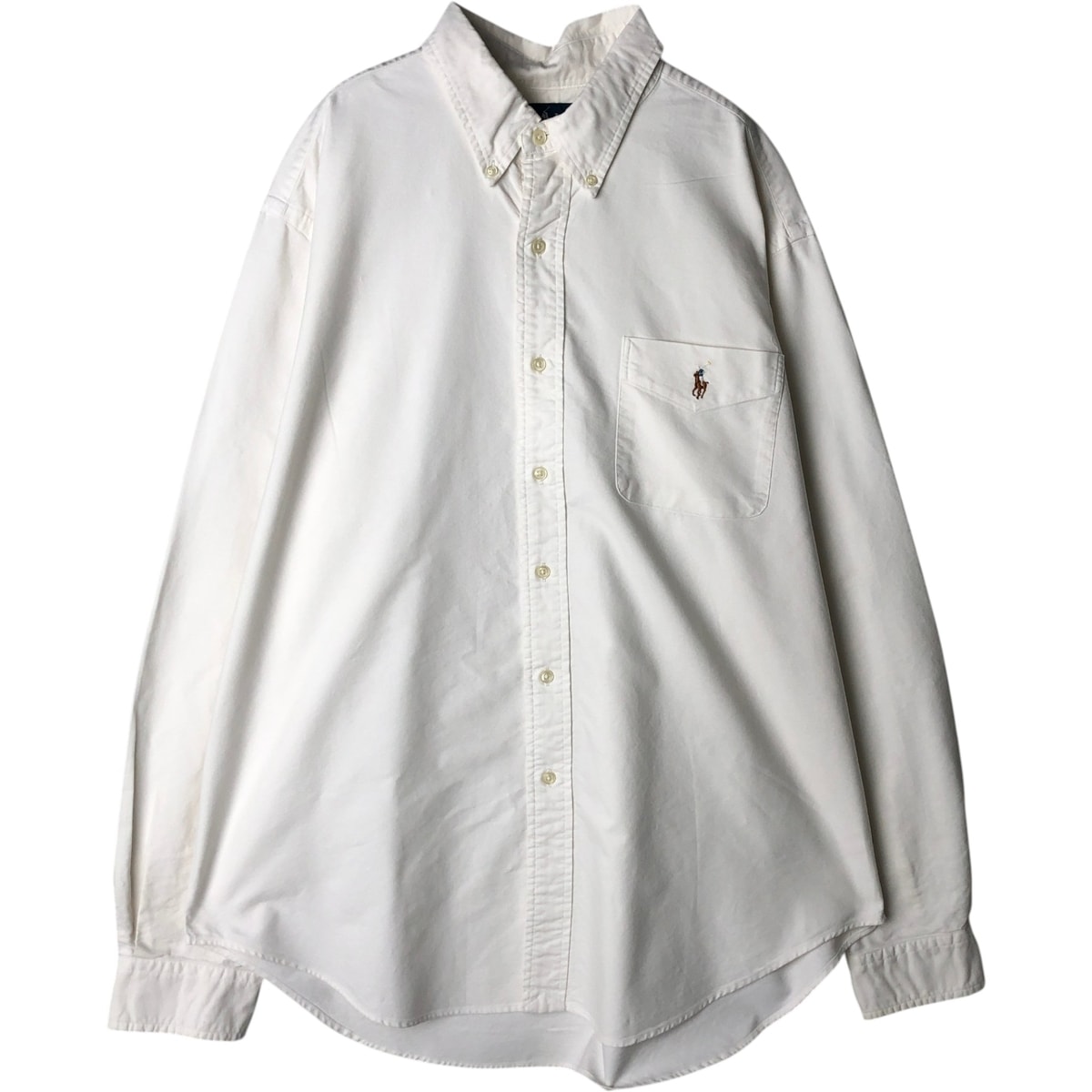 古着 ラルフローレン Ralph Lauren CLASSIC FIT 長袖 ボタンダウンシャツ メンズXL相当/eaa631254