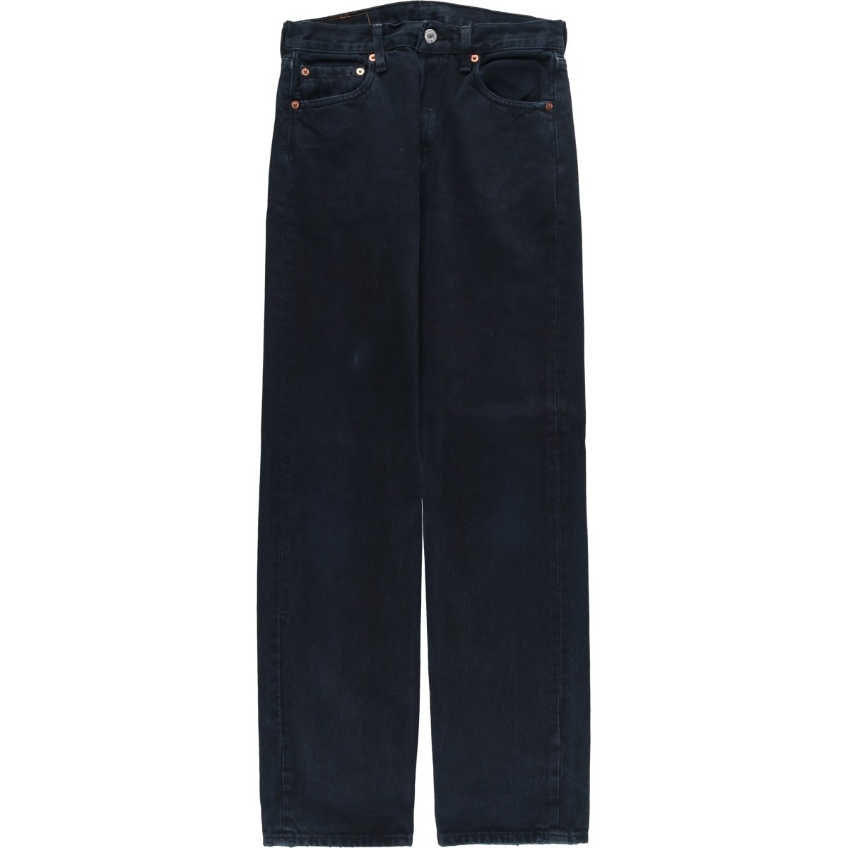 古着 リーバイス Levi's 501 ユーロモデル ブラックデニム ストレートデニムパンツ レディースL(w29)相当/eaa598478