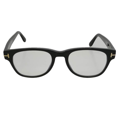 TOM FORD トムフォード TF5898-B ウェリントン ブルーライトカット メガネ ブラック系 50□19 145【美品】【中古】